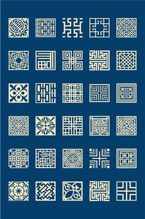 Chinese Pattern Design, Chinese Graphic, Patterns Geometric, Chinese Pattern, Chinese Patterns, Art Asiatique, Chinese Design, Asian Design, Graphic Design Pattern