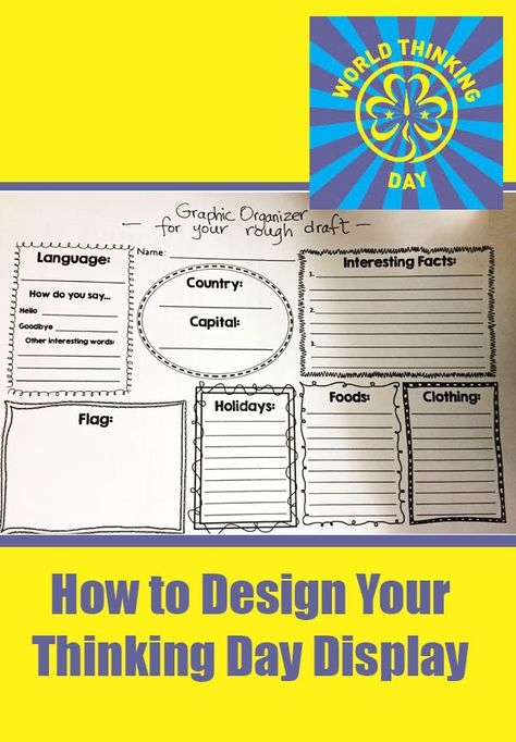 How to Design a Country Display for Girl Scout Thinking Day Daisy Ideas, Girl Scout Troop Leader, Girl Scouts Brownies, Brownie Scouts, Girl Scout Badges, Girl Scout Daisy, Girl Scout Activities, Daisy Scouts, Troop Leader