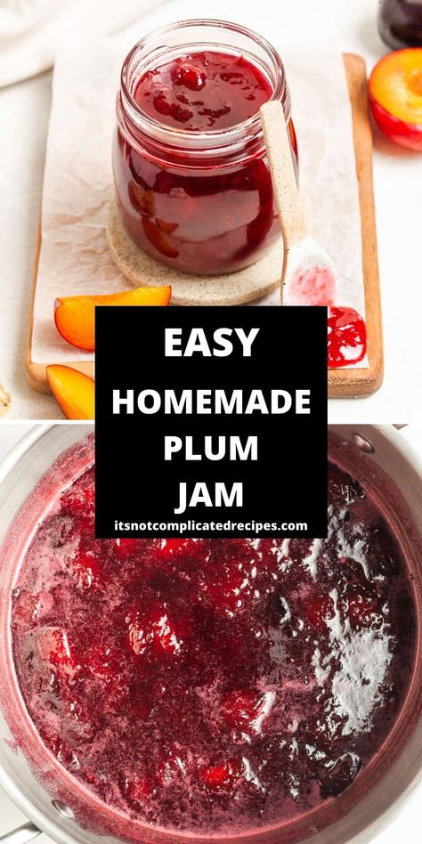 Thermomix, Canning Plums, Preserve Recipes, Plum Jam Recipe, Canned Plums, Plum Jam Recipes, Plum Jelly, Complicated Recipes, Plum Recipes