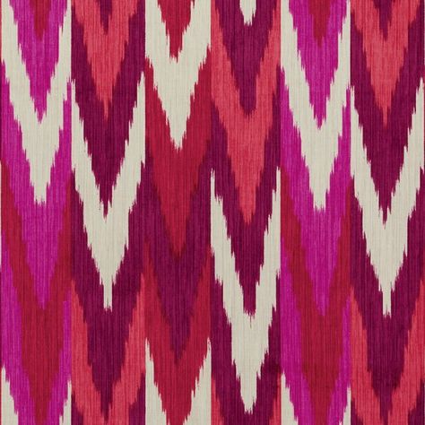 A beautifully printed ikat on luscious cotton velvet, the design nods to classic bargello patterns. Wonderfully suited for upholstery, curtains, and pillows. Tela, Italy Country, Bargello Patterns, Flame Test, Pillow Sizes, Ikat Pillow Covers, Schumacher Fabric, Ikat Design, Ikat Pillows