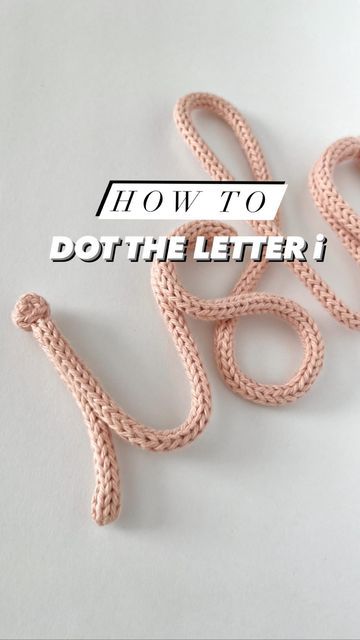 Amigurumi Patterns, Yarn And Wire Crafts, Knitted Words Tutorial, Diy Wire Names How To Make, Knitted Wire Words Tutorial, I Cord Name, How To Knit Letters, I Cord Wire Words, Icord Names Diy