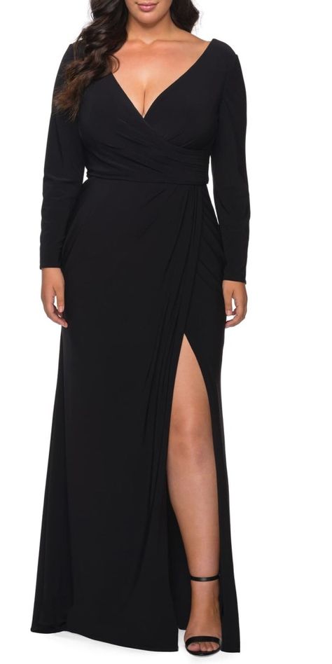 Plus Size Gala Dress, Long Black Dress Outfit, Black Wedding Guest Dresses, Mother Of The Groom Dress, Black Tie Event Dresses, Black Tie Wedding Guest Dress, Sukienki Plus Size, Plus Size Elegant Dresses, Alexa Webb