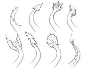 tail possibilities Simple Dragon Drawing, Easy Dragon Drawings, Dragon Anatomy, Draw Easy, Dragon Sketch, Creature Drawings, Dragon Artwork, Dragon Drawing, Guided Drawing