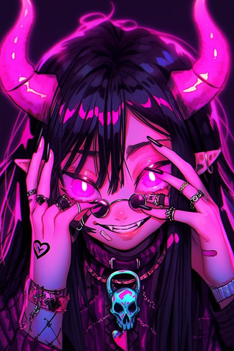 Demon Pfp Aesthetic, Demon Boy Pfp, Demon Lord Art, Demon Anime Pfp, Demonic Pfp, Demon Girl Pfp, Anime Demon Pfp, Silver Wolf Wallpaper, Demon Pfp