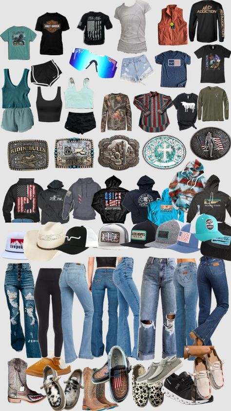 Dream closet Country Outfits Women, Country Summer Outfits, Casual Country Outfits, Cute Cowgirl Outfits, Southern Outfits, Country Style Outfits, Western Wear Outfits, Looks Country, Cute Country Outfits