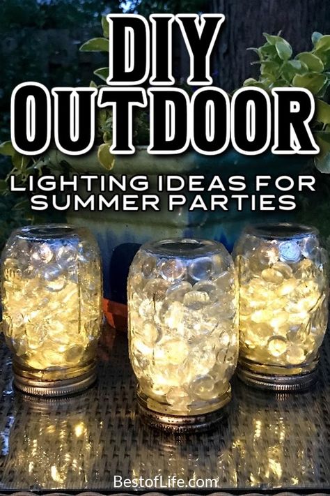 Fun Outdoor Party Ideas, Diy Outdoor Table Lighting Ideas, Outside Party Decorations Night, Outdoor Table Lighting Ideas, Patio Table Lighting Ideas, 21st Outdoor Party Ideas, Beach Party Decorations Outdoor Night, Outdoor Parties Ideas, Nighttime Backyard Party