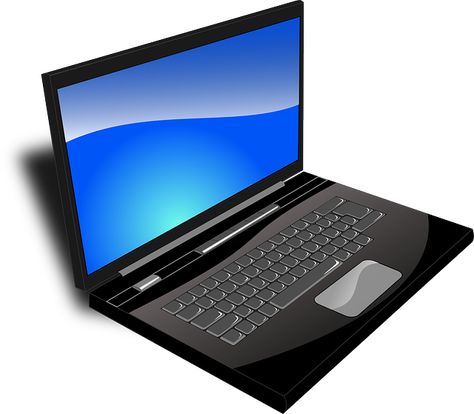 Photo By Clker-Free-Vector-Images | Pixabay   #computer #notebook #laptop #mobilité #businesstobusiness #businesstechnology Computer Shortcut Keys, Pc Repair, Dell Laptop, Computer Shortcuts, Pc Keyboard, Alexa App, Laptop Repair, Pc Portable, Blue Screen