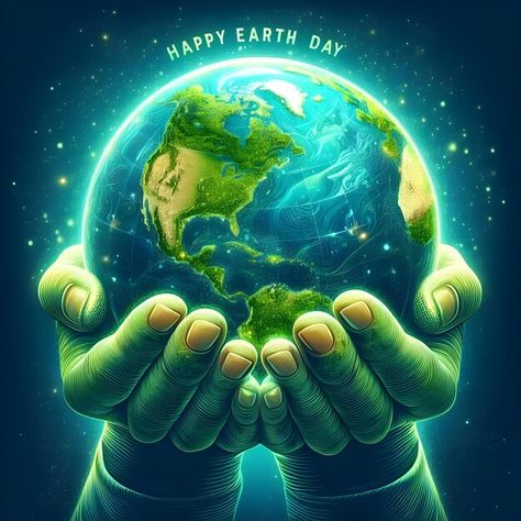 Photo world earth day illustration with ... | Premium Photo #Freepik #photo Earth Day Illustration, Earth Day Posters, World Earth Day, Green World, Day Illustration, Earth Globe, Happy Earth Day, Logo Psd, Our Earth