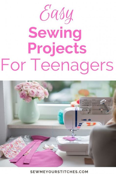 Patchwork, Teen Sewing Projects, Projects For Teenagers, Easy Sewing Projects Clothes, Syprosjekter For Nybegynnere, Fun Sewing Projects, Sewing Classes For Beginners, Girls Sewing Projects, Sewing Club