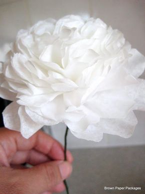 DIY fleurs en papier facile Flower Projects, Diy Fleur, Diy Flores, Coffee Filter Flowers, Fleurs Diy, Paper Peonies, Coffee Filters, Coffee Filter, Crafty Craft