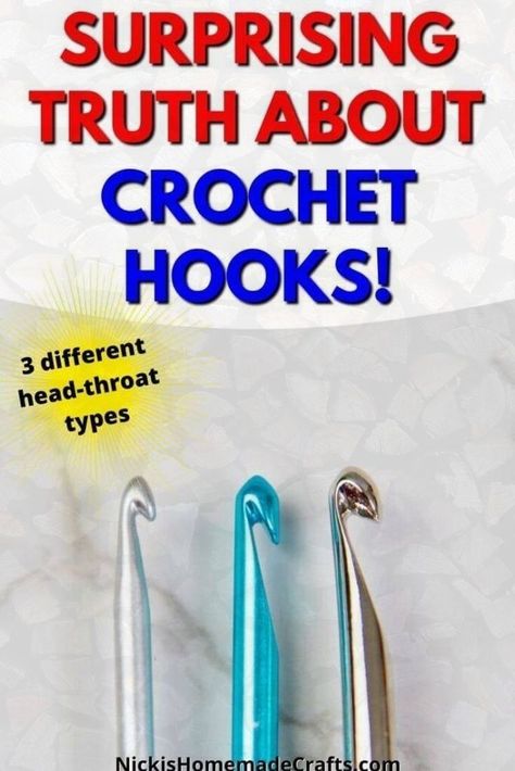 Best Crochet Hooks For Beginners, Crochet Hooks Unique, Types Of Crochet Yarn, Crochet Hooks Sizes Chart, Best Crochet Hooks, Cute Crochet Hooks, Crochet Reference, Crochet Hook Sizes Chart, Double Ended Crochet Hooks