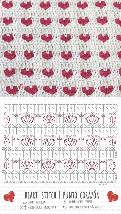 Heart Motif Crochet, Heart Stiches Crochet, Heart Crochet Border, Crochet Diagrams Free Charts, Crochet Heart Pattern Diagram, Crochet Stitches Patterns Diagram Charts, Crochet Pattern Guide, Crochet Patterns Chart, Crochet Heart Stitch Pattern