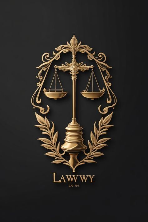 Creating a professional and distinctive logo for your legal firm or law office has never been easier! Use our free AI logo maker to design a logo that represents your brand values and attracts clients. #LegalLogo #LawOfficeDesign #AttorneyBranding Lawyer Symbols Design, Law Firms Office Design, Logo For Lawyer, Law Background Wallpaper, Lawyer Art Wallpaper, Law Office Logo, Legal Logo Design, Law Firm Logo Branding, Law Logo Justice