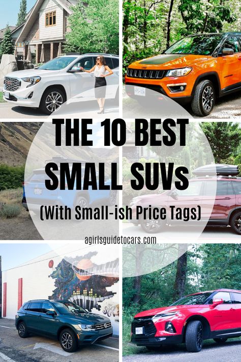 Best Small SUVs for Weekend Adventures- A Girls Guide to Cars Small Suv Cars, Best Small Suv, Affordable Suv, Cheap Suv, Best Cars For Women, Best Suv Cars, Best Cars For Teens, Best Family Cars, Family Suv