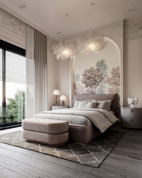 Neoclassic Bedroom, Classical Bedroom, Bedroom Classic, تصميم داخلي فاخر, Bedroom Interior Design Luxury, Daughter Bedroom, Kids Interior Room, تصميم للمنزل العصري, التصميم الخارجي للمنزل