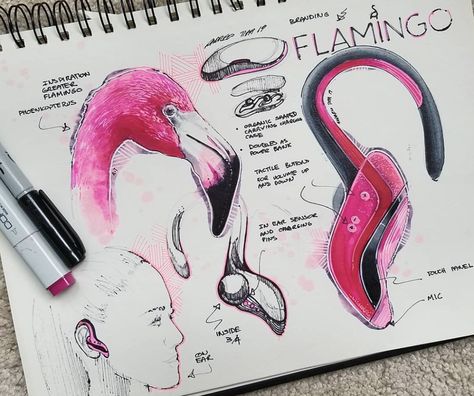 Product Design Inspiration, Greater Flamingo, Bionic Design, Natural Hair Treatments, Industrial Design Sketch, Organic Cosmetics, Natural Moisturizer, Travel The World, Sketch Design