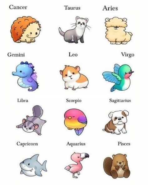 This is a tabel with a zodiac signs which help you  to find out which animal suits you according to your zodiac sign.🐶🐺🐎🐈🐘🐄😯 Zodia Pești, Anjing Pug, Zodiac Signs Animals, Pet Anime, Zodiac Signs Pictures, Zodiac Sign Fashion, Zodiac Characters, Zodiac Signs Chart, Cele Mai Drăguțe Animale