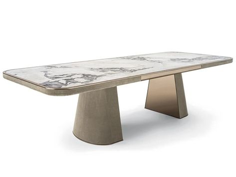 Rectangular marble table JOURNEY | Rectangular table by Longhi Luxe Dining Table, Dining Table Luxury Modern, Centre Table Design, Round Marble Table, Modern Conference Table, Marble Tables Design, Luxury Dining Table, Luxury Dining Tables, Marble Top Dining Table