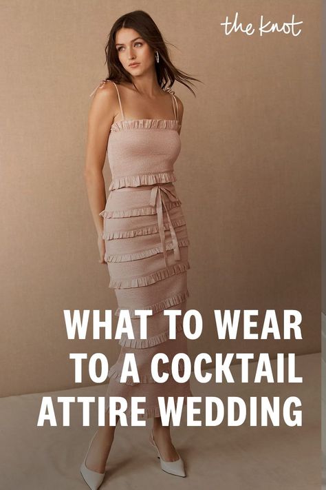 Cocktail Looks Women, Casual Cocktail Dress Summer, Cocktail Hour Dress Code, Evening Cocktail Dress Wedding, Cocktail Dress For Wedding Guest Summer, Professional Cocktail Dress, Cocktail Dress Cold Weather, Cocktails Dress Party, Cocktail Hour Attire Women