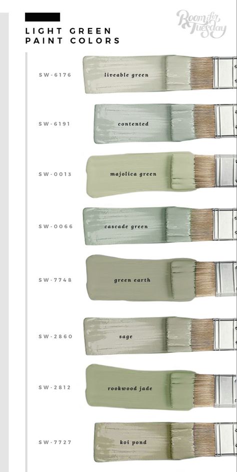 Favorite Green Paint Colors, Sage Green Paint, Ohio House, Room For Tuesday, Sage Green Bedroom, Green Paint Colors, Exterior Paint Colors For House, Room Paint Colors, Plastic Bottle Crafts