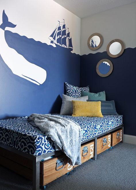 How to Turn a Charger Plate into a Mirror Pirate Bedroom, Pirate Room, Nautical Room, Nautical Bedroom, Boy Bedroom, Big Boy Room, Design Del Prodotto, Boys Bedrooms, Kids Room Design