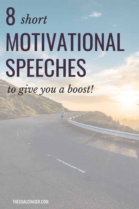 Do you love motivational speeches but sometimes don’t have the time to listen to an hour-long speech? Here are 8 very short motivational speeches that inspire! All under 7 minutes long. via @thegoalchaser Nature, Best Speeches Of All Time, Motivational Speeches For Students, Short Speech For Students, Motivational Speeches Inspiration, Speeches Inspirational, Motivational Speech For Students, Motivation Speech, Inspirational Speeches