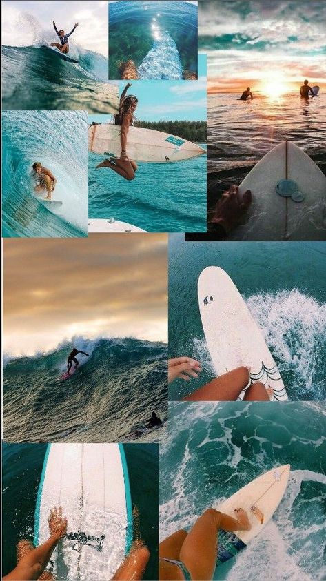 Aesthetic Surfing, Surfing Wallpaper, Beach Wall Collage, Wallpaper Beach, Surfing Photography, Photography Beach, Mobile Lightroom Presets, Wall Collage, Lightroom Presets