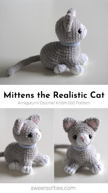 Amigurumi Patterns, Toys Quotes, Crochet Cats, Crochet Toys Free Patterns, Micro Crochet, Cat Crochet, Easy Crochet Animals, Quick Crochet Patterns, Crochet Toys Free