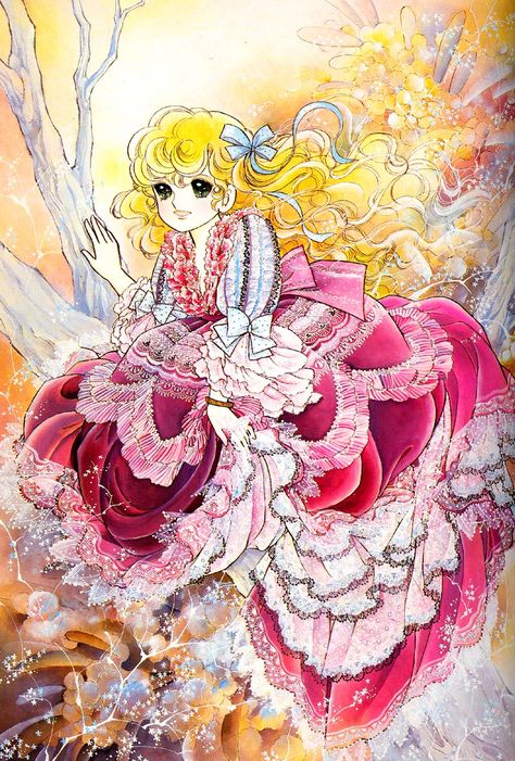 Art from "Lady Georgie" series by manga artist Yumiko Igarashi. Shojo Anime, Cocoppa Wallpaper, Candy Candy, Manga Artist, Old Anime, Shoujo Manga, Old Cartoons, Illustrations And Posters, Manga Drawing