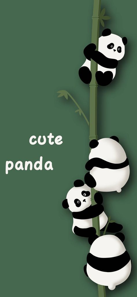 Pandas, Cute Panda Wallpaper Aesthetic, Hide Picture, Android Wallpaper Black, Grey Wallpaper Iphone, Christmas Wallpaper Free, Cute Easy Doodles, Panda Wallpaper, 3d Wallpaper Iphone