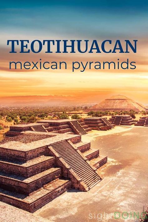 Want to see the pyramids near Mexico City? Just head on a day trip to Teotihuacan, an ancient city where you can climb to the top of the world's third-largest pyramid! Learn about Mesoamerican history and why this civilization was so influential and what (and who!) they sacrificed before the whole community mysteriously disappeared. It's one of the most interesting things to do in Mexico City and it's easy and cheap! #MexicoCity #MexicoTravel Teotihuacan, Mexico Pyramids Outfit, Mexico City Pyramids, Mexican Pyramids, Teotihuacan Pyramid, Things To Do In Mexico, Mexico Itinerary, Interesting Things To Do, Mexico City Travel