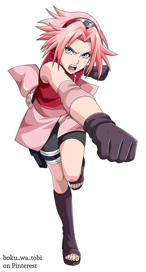 Sakura Full Body Picture, Sakura Anime Wallpaper, Sakura Haruno Drawing, Naruto Poses, Sakura Haruno Shippuden, Anime Naruto Sakura, Sakura Naruto Shippuden, Sakura Haruno Wallpaper, Sakura Drawing