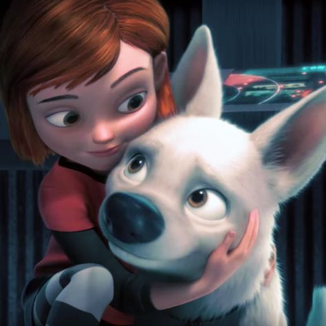 Famous Dogs from Movies - Bolt in “Bolt” Bolt Disney Drawing, Movie Characters Aesthetic, Bolt And Penny, Bolt Fanart, Bolt The Dog, Bolt Cartoon, Bolt Aesthetic, Bolt Movie, Penny Bolt