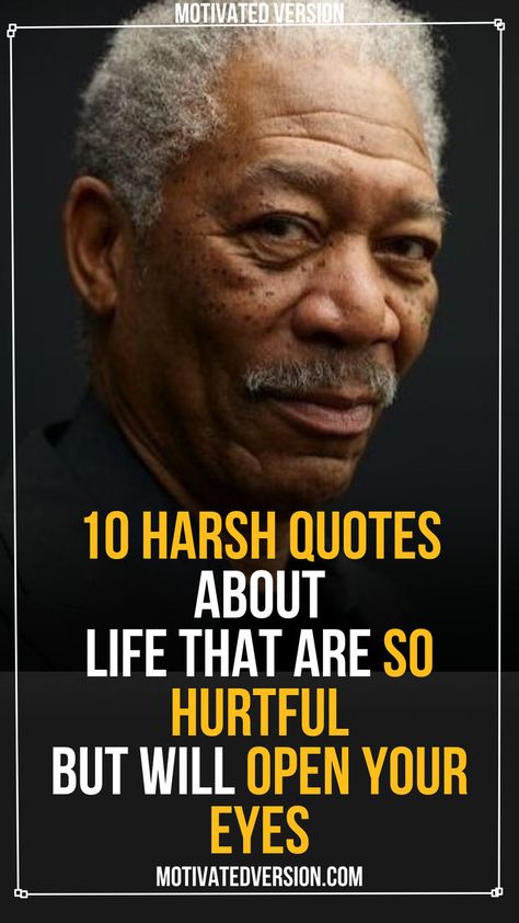10 Harsh Quotes About Life That Are So Hurtful But Will Open Your Eyes Hilarious Pictures, Harsh Quotes, Eye Opening Quotes, Rare Quote, Eye Quotes, Now Quotes, Not Funny, Smart Quotes, Funny Shirts For Men