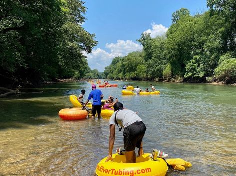 Chattahoochee River Tubing in Georgia offers a four-hour float trip down a refreshing river. This is the ultimate summer day trip! Tubing In Georgia, River Tubing, Chattahoochee River, Visit Georgia, River Float, Tubing River, Float Trip, Georgia Travel, Down The River