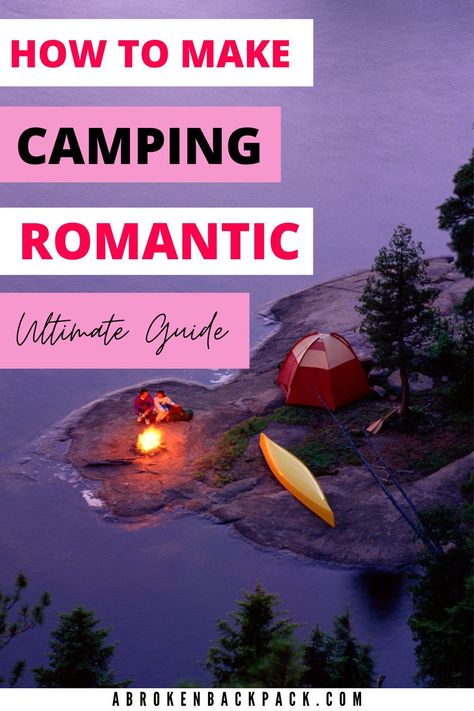 Searching for romantic camping trip ideas? Discover our tips to help you create the perfect romantic atmosphere when camping. We'll help you surprise your partner. Click the pin to learn more. Couple Camping Ideas, Romantic Camping For Two, Couples Camping Romantic, Camping Trip Ideas, Romantic Camping Ideas, Camping Date, Couple Camping, Couples Camping, Romantic Camping