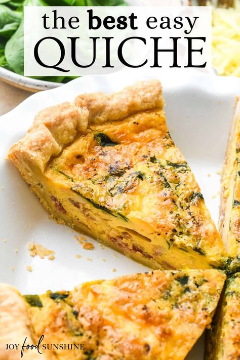 Best Easy Quiche Recipe Quiche, Healthy Quiche Recipes With Crust, Meatless Quiche Recipes Easy, Steak Quiche Recipes, Quiche Recipes Homemade Crust, Starbucks Quiche Recipe, Brunch Ideas Quiche, Quick And Easy Quiche Recipes, Recipe For Quiche Simple