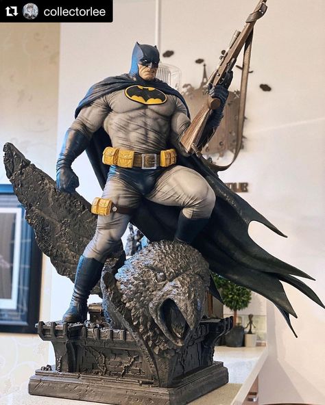 @prime1studio shared a photo on Instagram: “#Repost @collectorlee ・・・ Master race dark knight based on master @gabrieledellotto cover by @prime1studio is in the house. Amazing!…” • Mar 24, 2020 at 3:38am UTC Fictional Characters, Batman, Dark Knight, Instagram Repost, Samurai Gear, The House, Action Figures, A Photo, On Instagram