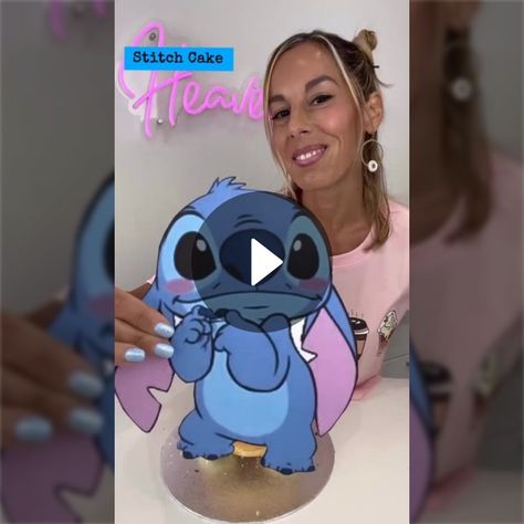 Stitch Cake Stitch Cake And Cupcakes, Stitch Birthday Cake Ideas Simple, Stitch Cakepops, Stitch Cake Ideas Birthday Parties, Stitch Sheet Cake, Stitch Cupcake Cake, Stitch Birthday Cakes, Stitch Torte, Stitch Cake Ideas