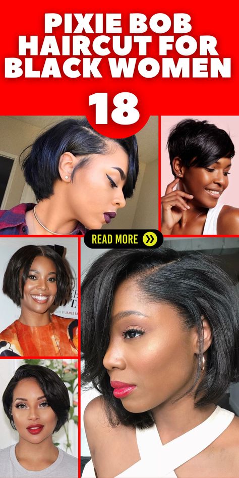 Our pixie bob collection for black women combines the best of two iconic styles. With the fun of a pixie cut and the sophistication of a bob, these hairstyles are the epitome of versatility and style. Dive into the world of pixie bob hairstyles with our curated collection Angled Bob Hairstyles Black Women, Bobs For Black Women Weave, 2023 Bob Haircuts For Black Women, Black Hair Short Bob Hairstyles, Short Hairstyle Women African American, Short Bob Haircut For Black Women, Black Women With Bob Hairstyles, Short Bob Hair Styles For Black Women, Bob Hairstyle Women Black Woman
