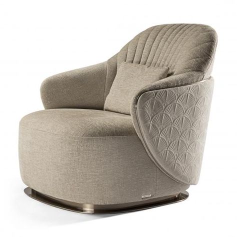 Adele Armchair | Visionnaire Home Philosophy Academy Fur Chair, Contemporary Lounge Chair, Grey Lounge Chair, Luxury Arm Chair, Luxury Furniture Design, Luxury Chairs, Modern Seating, Single Sofa, Luxury Sofa