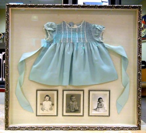 Shadow Box Memory, طفلة حديثة الولادة, Estilo Shabby Chic, Stil Vintage, Memory Crafts, Shadow Box Art, Family Keepsakes, Family Heritage, Family Memories