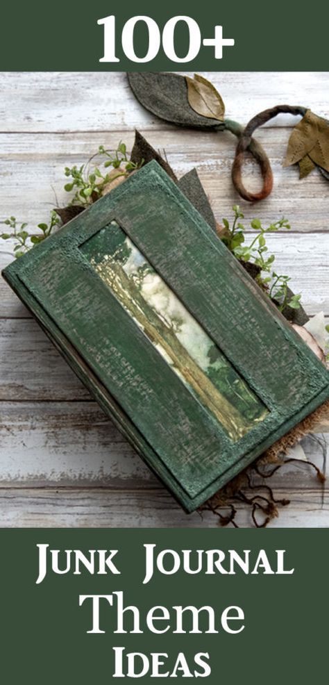 Closures For Handmade Books, Ideas For Junk Journals, Scrapbook Themes Ideas, Journaling Theme Ideas, Quotes For Junk Journals, Diy Smash Book, Junk Journal Theme List, Art Journal Theme Ideas, Junk Journal Scrapbook Ideas