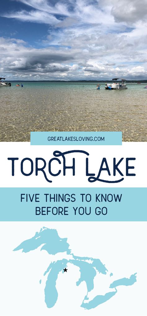 Turquoise, Michigan, Torch Lake, Northern Michigan, Great Lakes, Blue Water, Things To Know, Turquoise Blue, Lake
