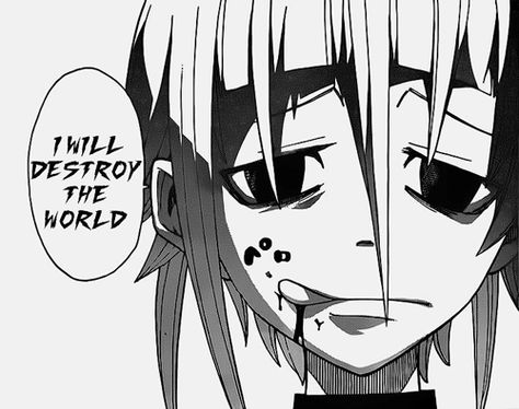 " Someone who is a kishin, is not someone like me. " Soul Eater Crona, Soul Eater Manga, Dream About Me, Under Your Spell, Destroyer Of Worlds, Minecraft Memes, A Meme, Soul Eater, Manga Pages