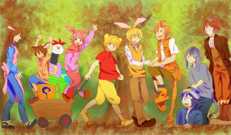 Winnie the Pooh This is just so cute! Also does the rabbit remind anyone of England from hetalia????!! Fan Art Disney, Humanized Disney, Pooh Characters, Circus Vintage, Anime Vs Cartoon, Cartoon As Anime, Disney Animals, Anime Version, Arte Disney