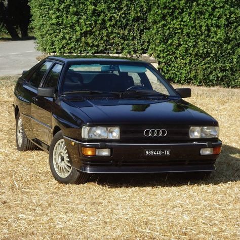 Coupe, Four Wheel Drive, Old Audi, Audi Coupe Quattro, Classic Audi, Retro Garage, First Cars, Rally Cars, Vintage Race Car