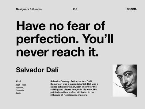 Salvador Dali Quotes, Dali Quotes, Logic Quotes, Grad Quotes, Quote Design, Witty Quotes, Art Lessons Elementary, Just A Reminder, Graphic Elements