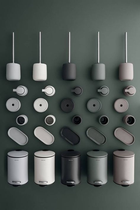 bol.com | Blomus Badkameraccessoires (set/5 stuks) SONO kleur Micro Chip (lichtgrijs) Modern Bathroom Accessories, Bathroom Tumbler, Interior Minimalista, Bad Inspiration, Steam Showers Bathroom, Small Laundry Room, Small Laundry, Small Bathroom Storage, Bad Design