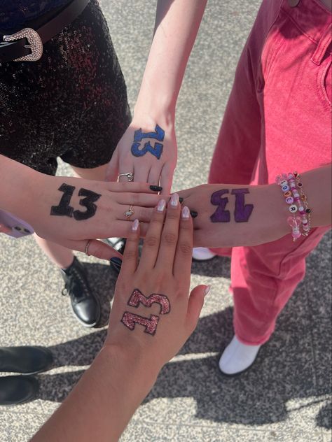 Pink 13 On Hand Taylor Swift, 13 Hand Taylor Swift Purple, Taylor Swift Thirteen Hand, 13 On Hand Eras Tour, Glitter 13 Hand Taylor Swift, Taylor 13 On Hand, 13 Eras Tour Hand, Taylor Swift 13 Hand Tutorial, Eras Tour 13 Hand